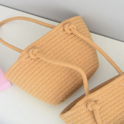 3-Tier Cotton Wall Basket