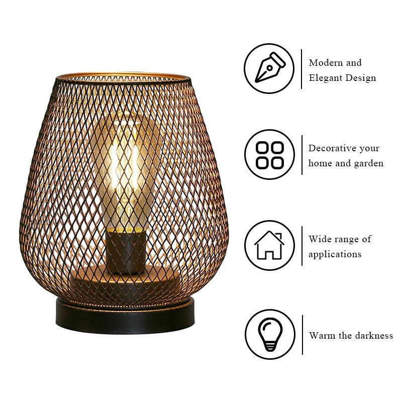 Nordic Metal Hollow Cage Lantern