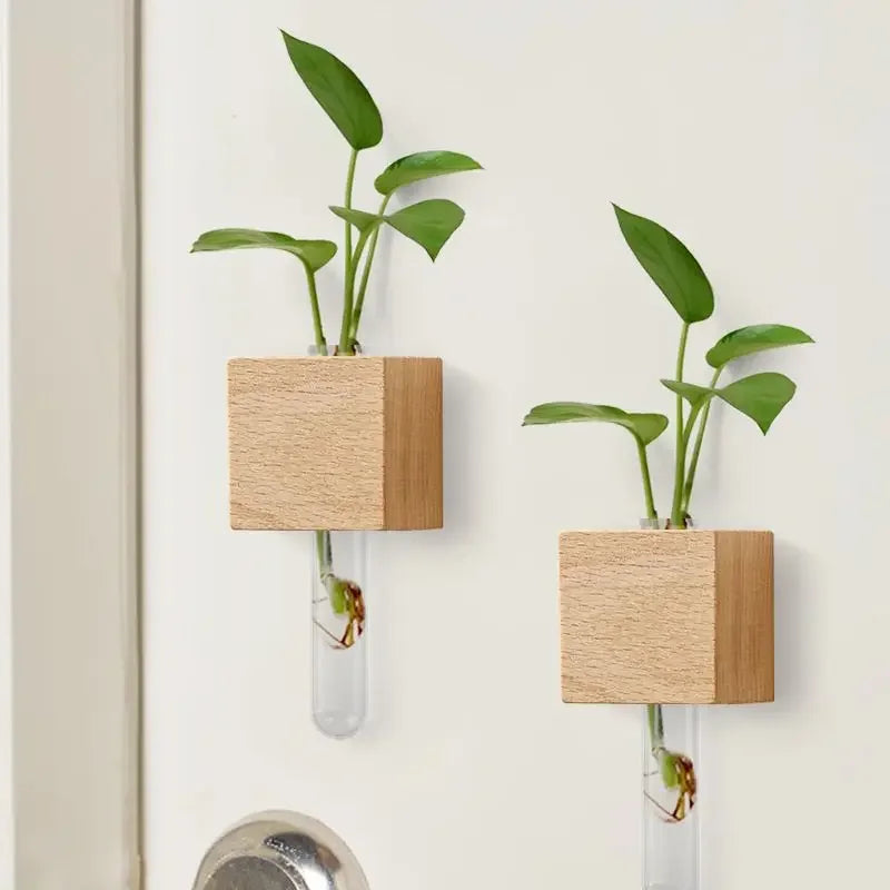 Magnetic Test-Tube Wall Vase Sticker