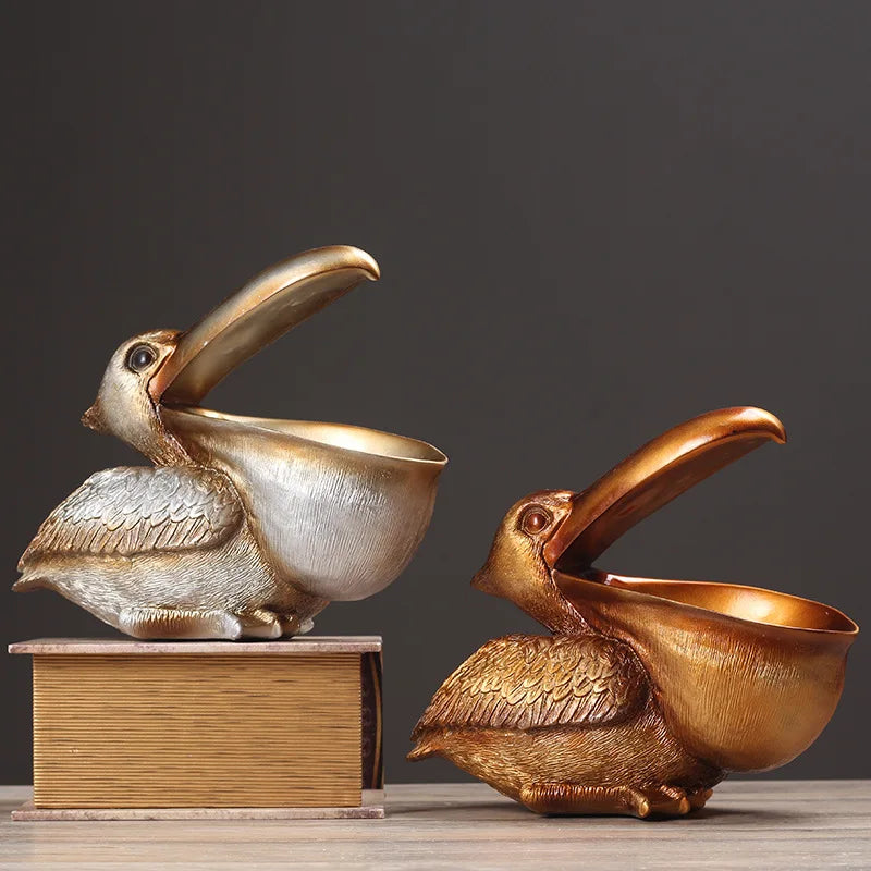 Tropical Pelican Home Accent Bowl