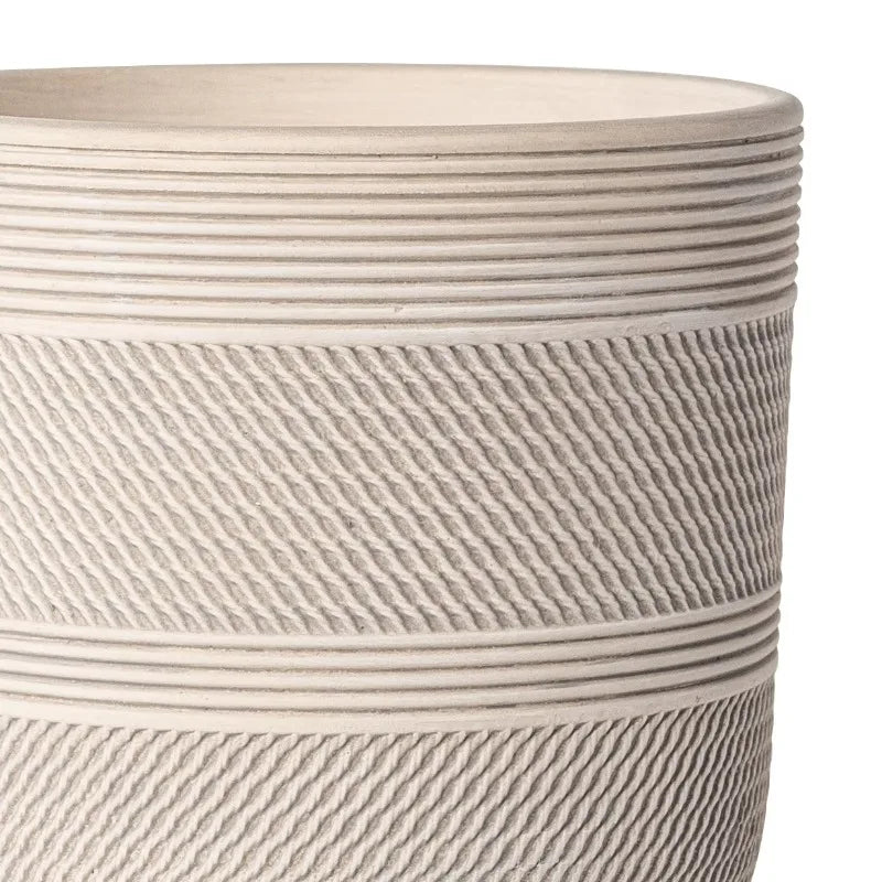 Modern Round White Plant Pot
