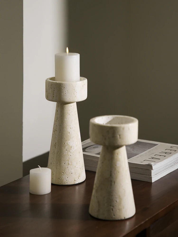 Marble Glow Candle Holder