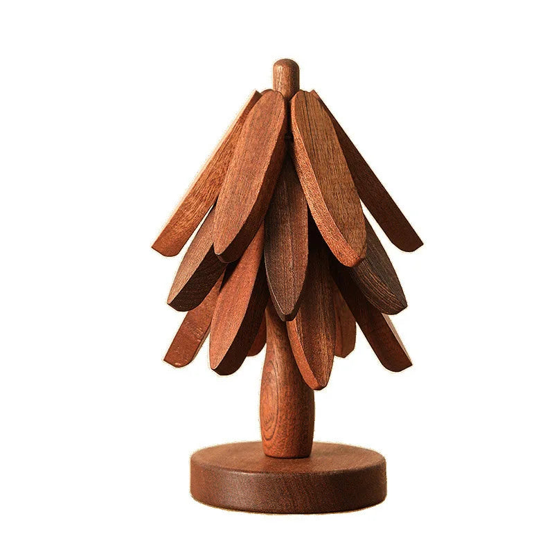 Solid Wood Heatproof Table Pad Trivet