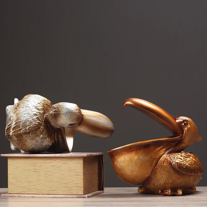 Tropical Pelican Home Accent Bowl