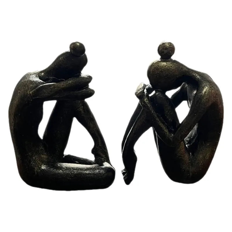 Thinking Statue Bookend