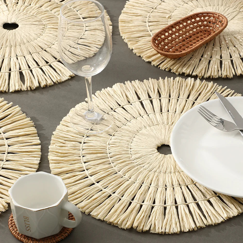 Rustic Handwoven Table Placemat Each