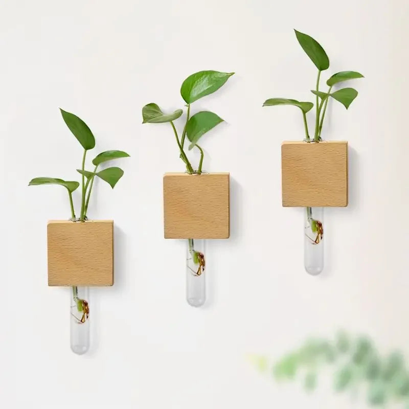 Magnetic Test-Tube Wall Vase Sticker