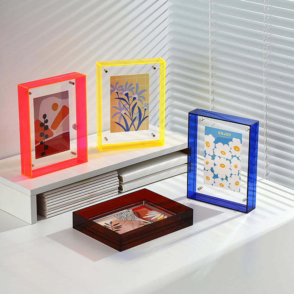 Modern Clear Photo Frame Stand