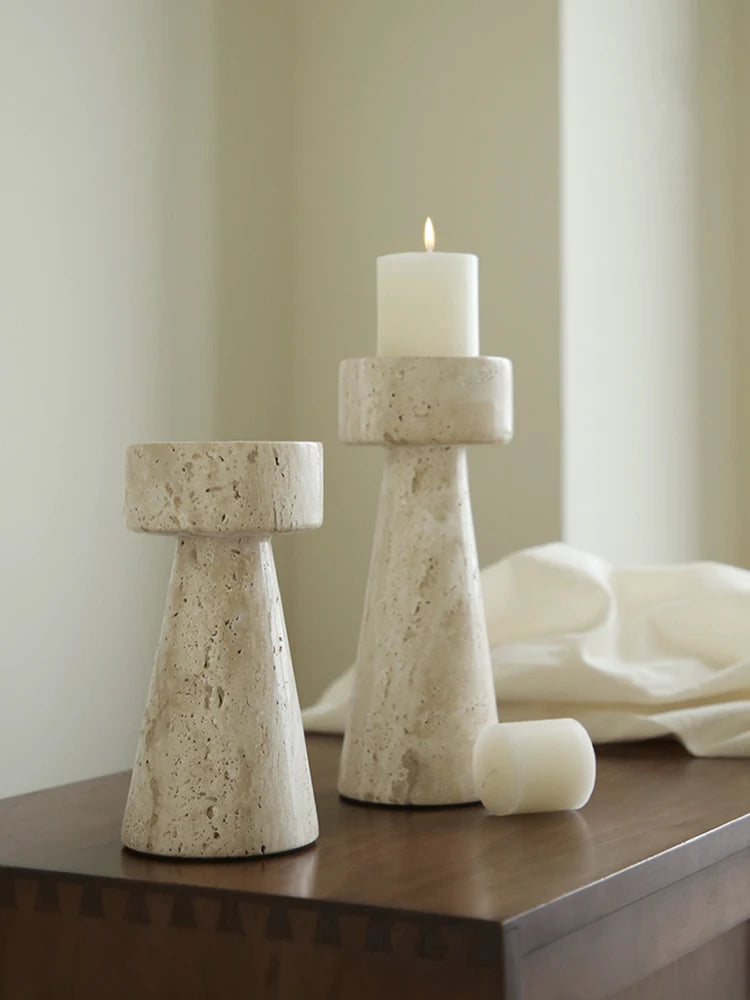 Marble Glow Candle Holder