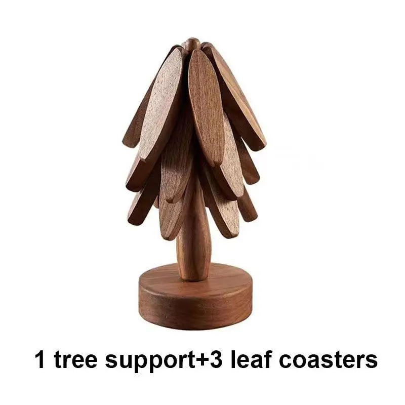 Solid Wood Heatproof Table Pad Trivet