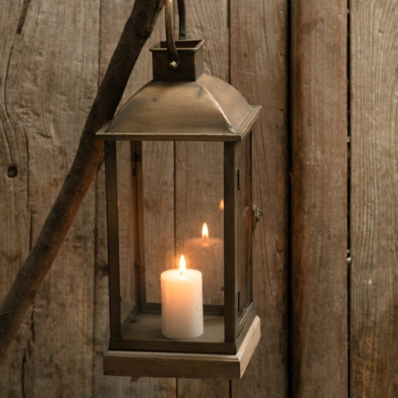 Nordic Iron Glass Lantern
