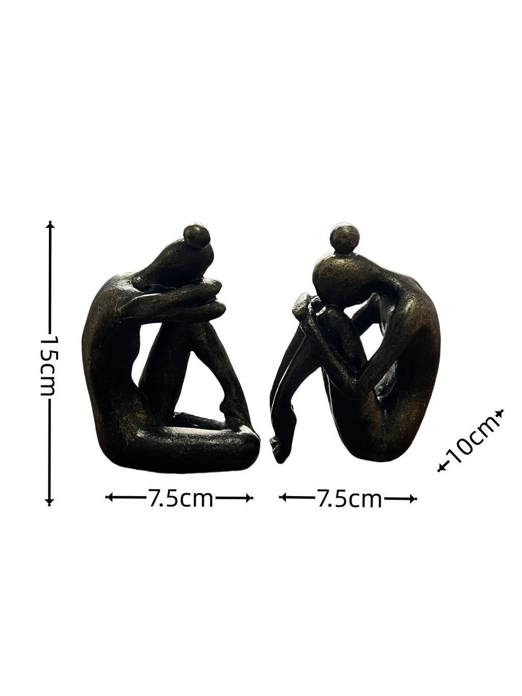 Thinking Statue Bookend