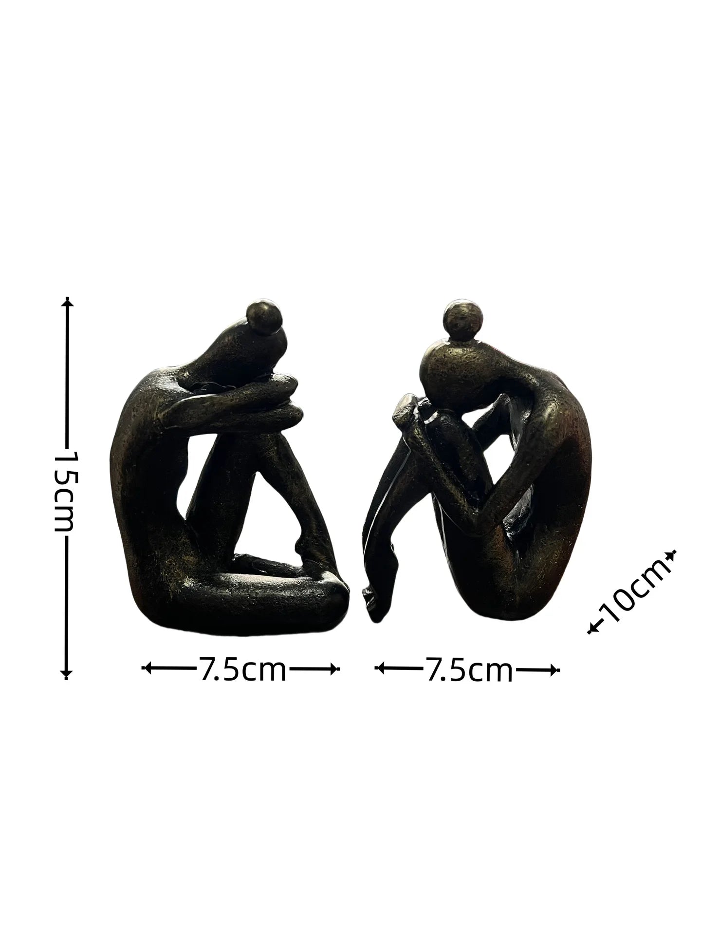 Thinking Statue Bookend