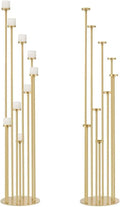 Regal Gold Floor Candelabra Set