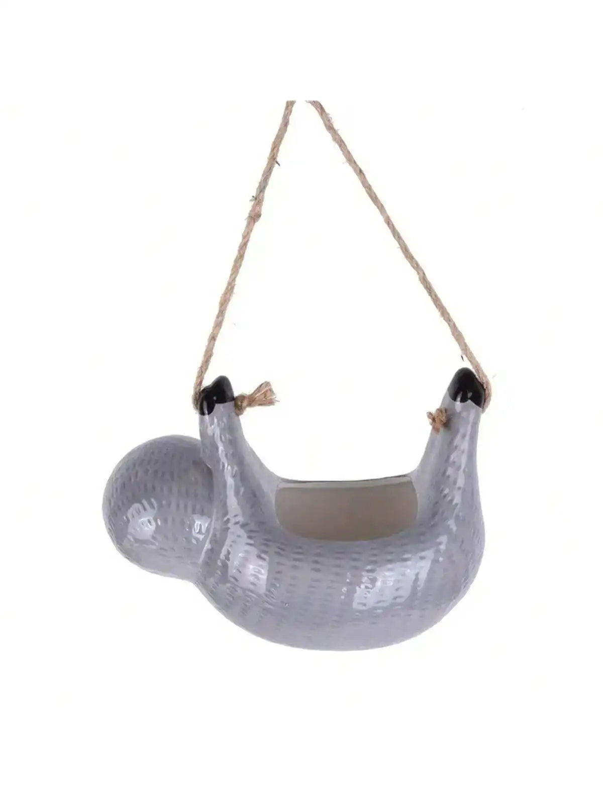 Hanging Sloth Ceramic Plant Pot