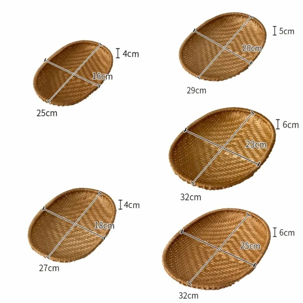 Oval Rattan Display Basket