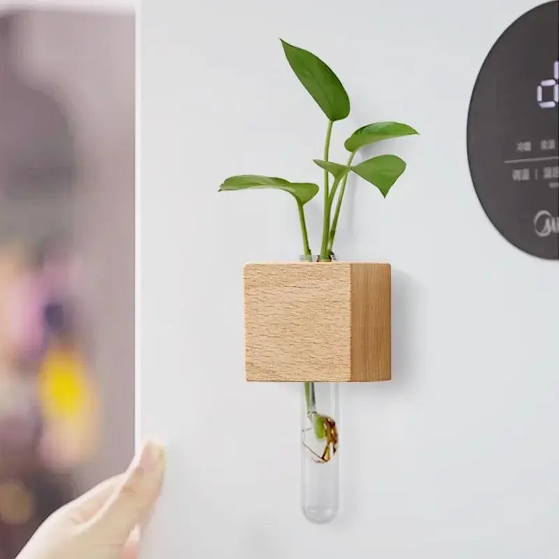 Magnetic Test-Tube Wall Vase Sticker