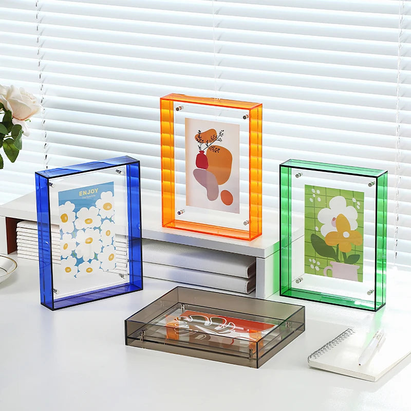 Modern Clear Photo Frame Stand