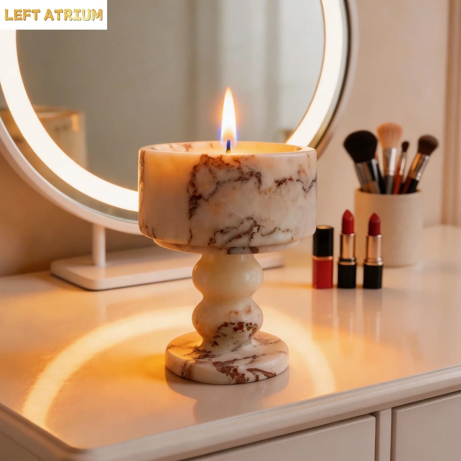 Marble Candle Holder for Home