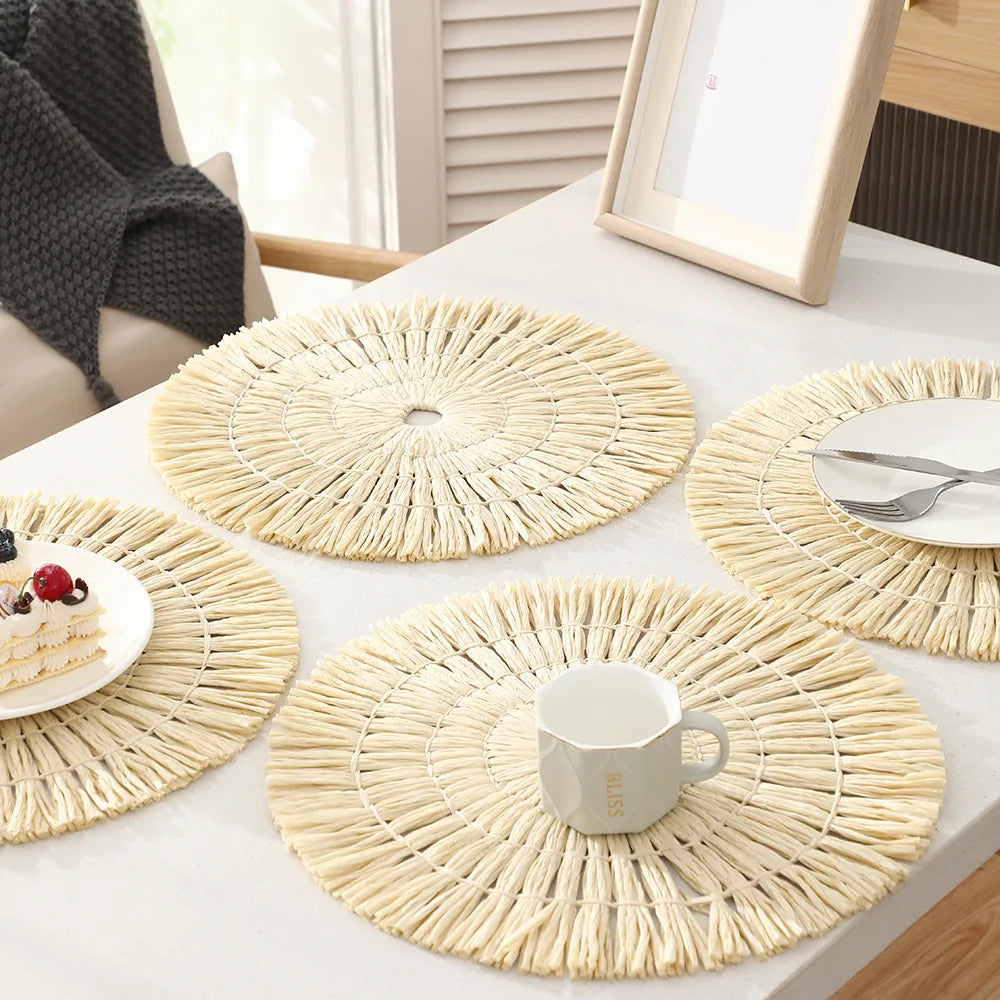 Rustic Handwoven Table Placemat Each