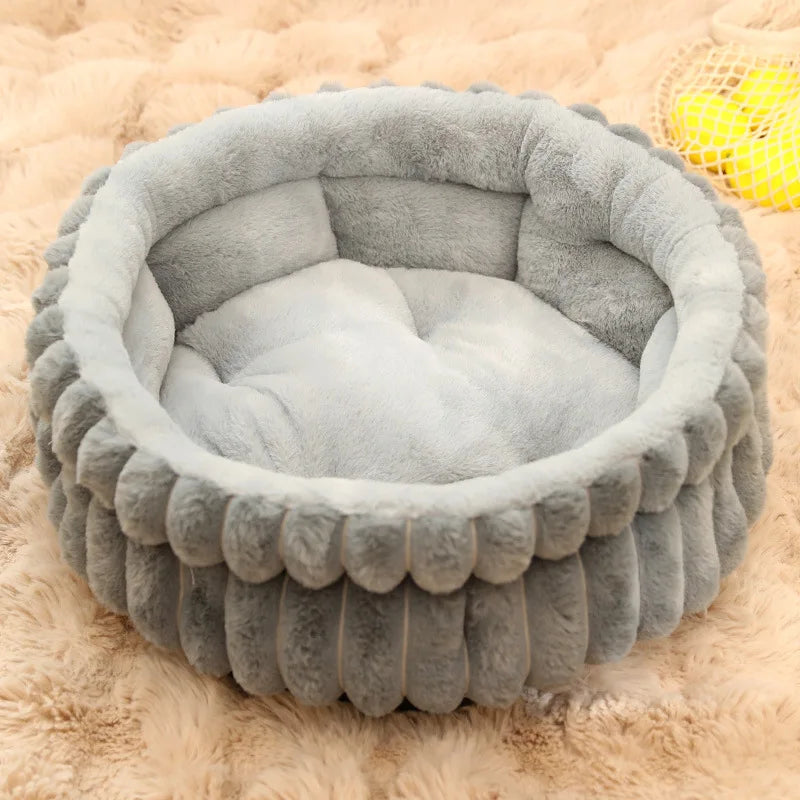 Cozy Donut Plush Pet Nest