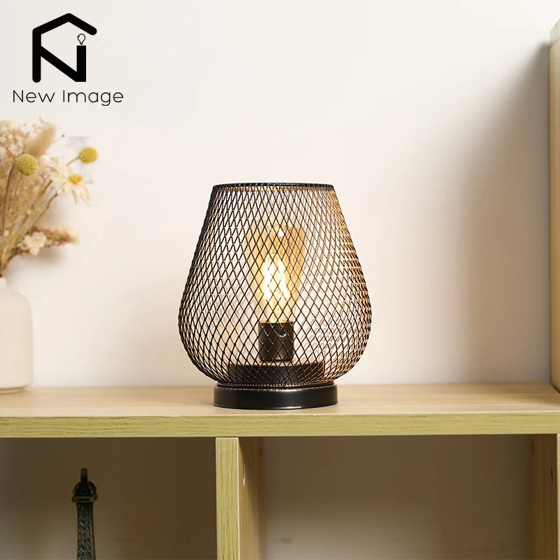 Nordic Metal Hollow Cage Lantern