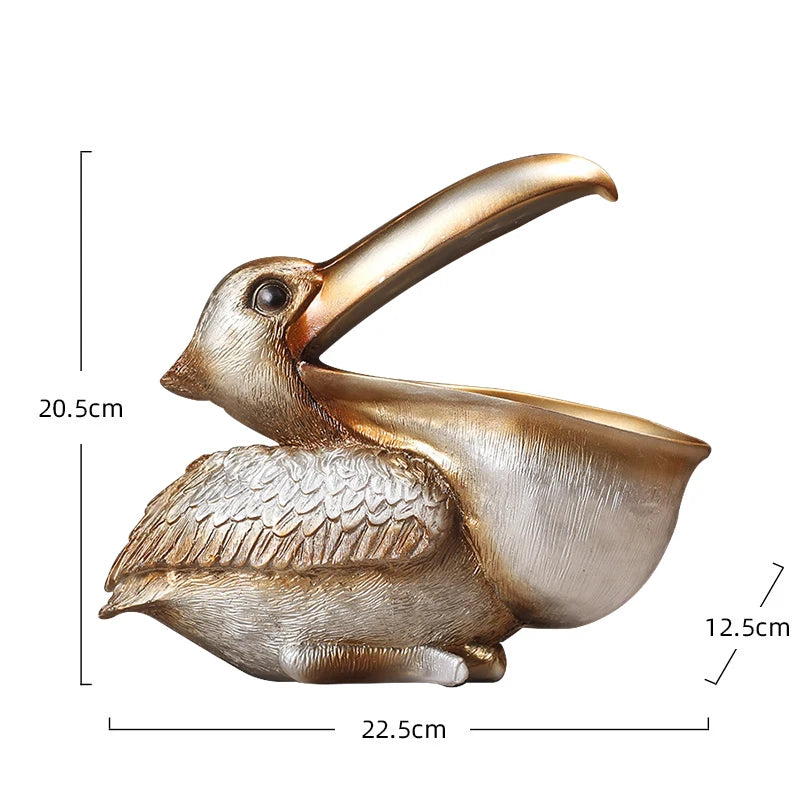 Tropical Pelican Home Accent Bowl