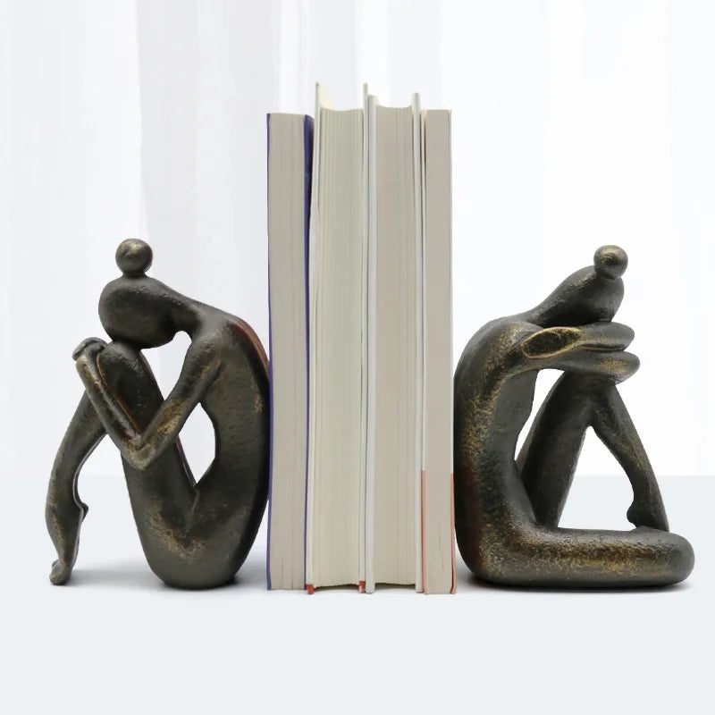Thinking Statue Bookend