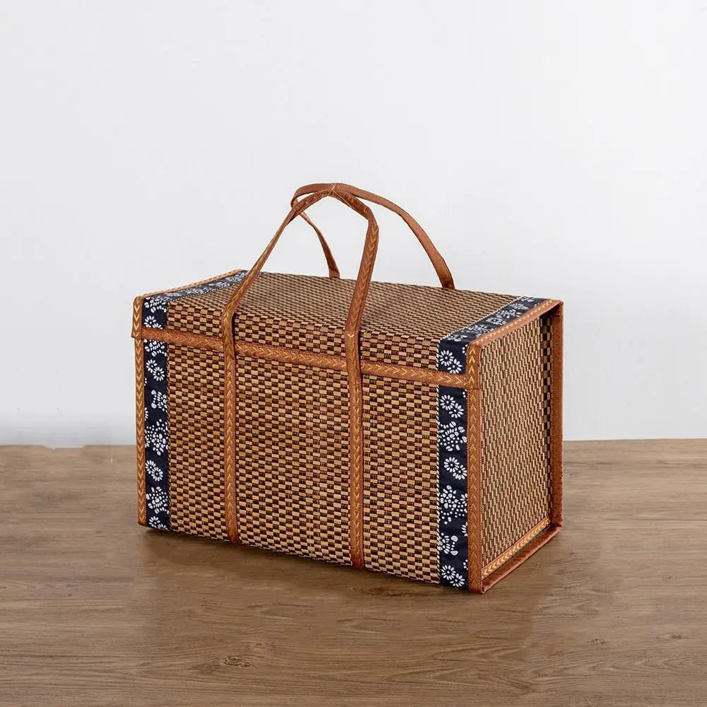 Woven Bamboo Folding Basket