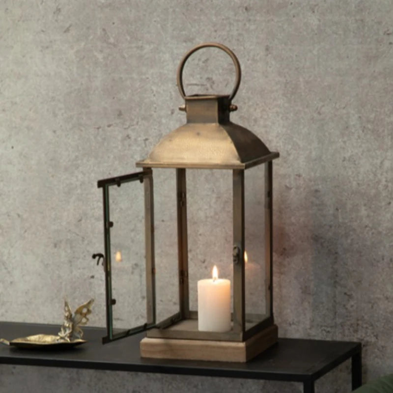 Nordic Iron Glass Lantern