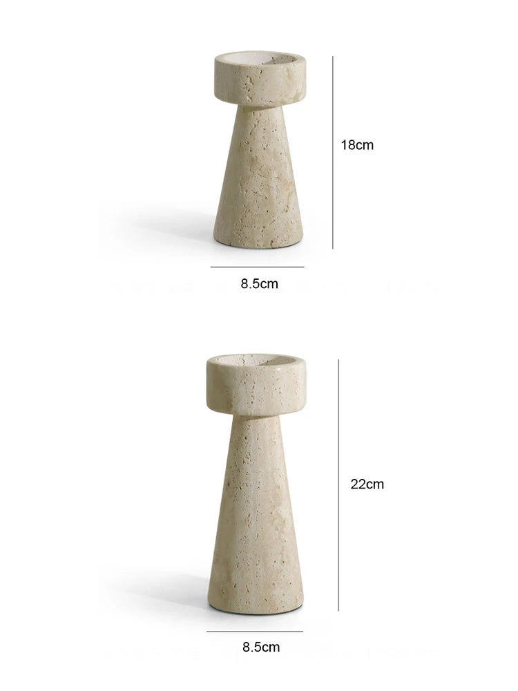 Marble Glow Candle Holder