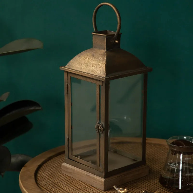 Nordic Iron Glass Lantern