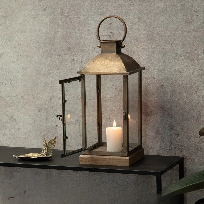Nordic Iron Glass Lantern